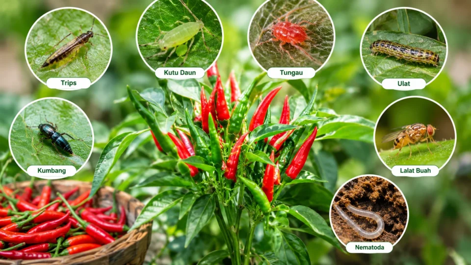 7 Jenis Hama pada Tanaman Cabai dan Cara Mengatasinya