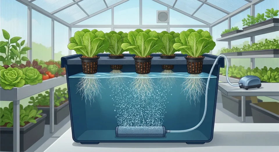 Sistem Hidroponik DWC (Deep Water Culture)