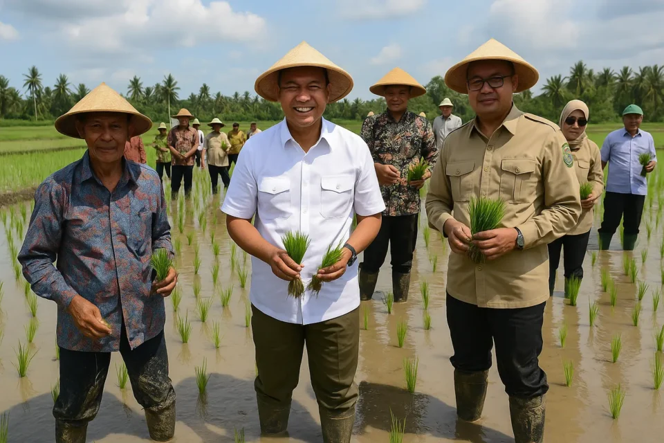 Gerakan Tanam Padi Unggulan di Lebak: Langkah Nyata Menuju Kedaulatan Pangan