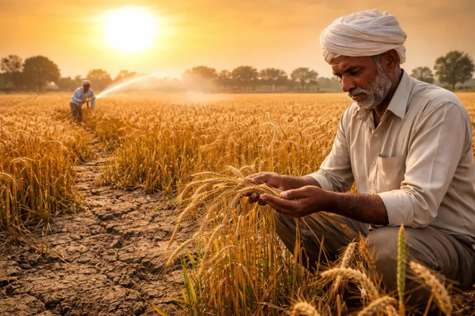 Gelombang Panas di Bulan Februari Mengancam Produksi Gandum di Punjab dan Haryana