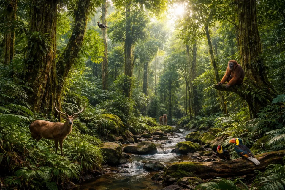 Karakteristik dan Komponen Utama Ekosistem Hutan
