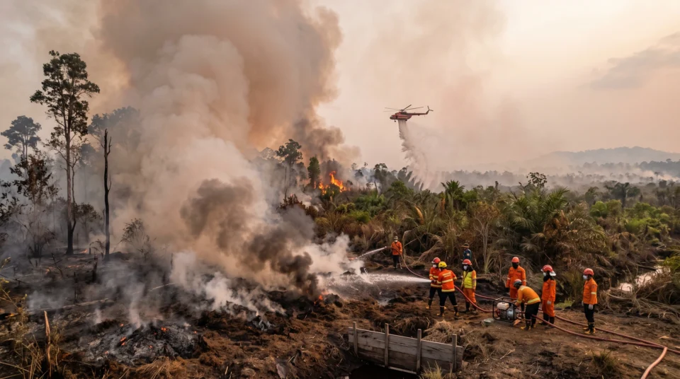Nasib Paru-Paru Dunia Saat Jutaan Hektare Lahan Gambut Kalimantan Terbakar Lagi
